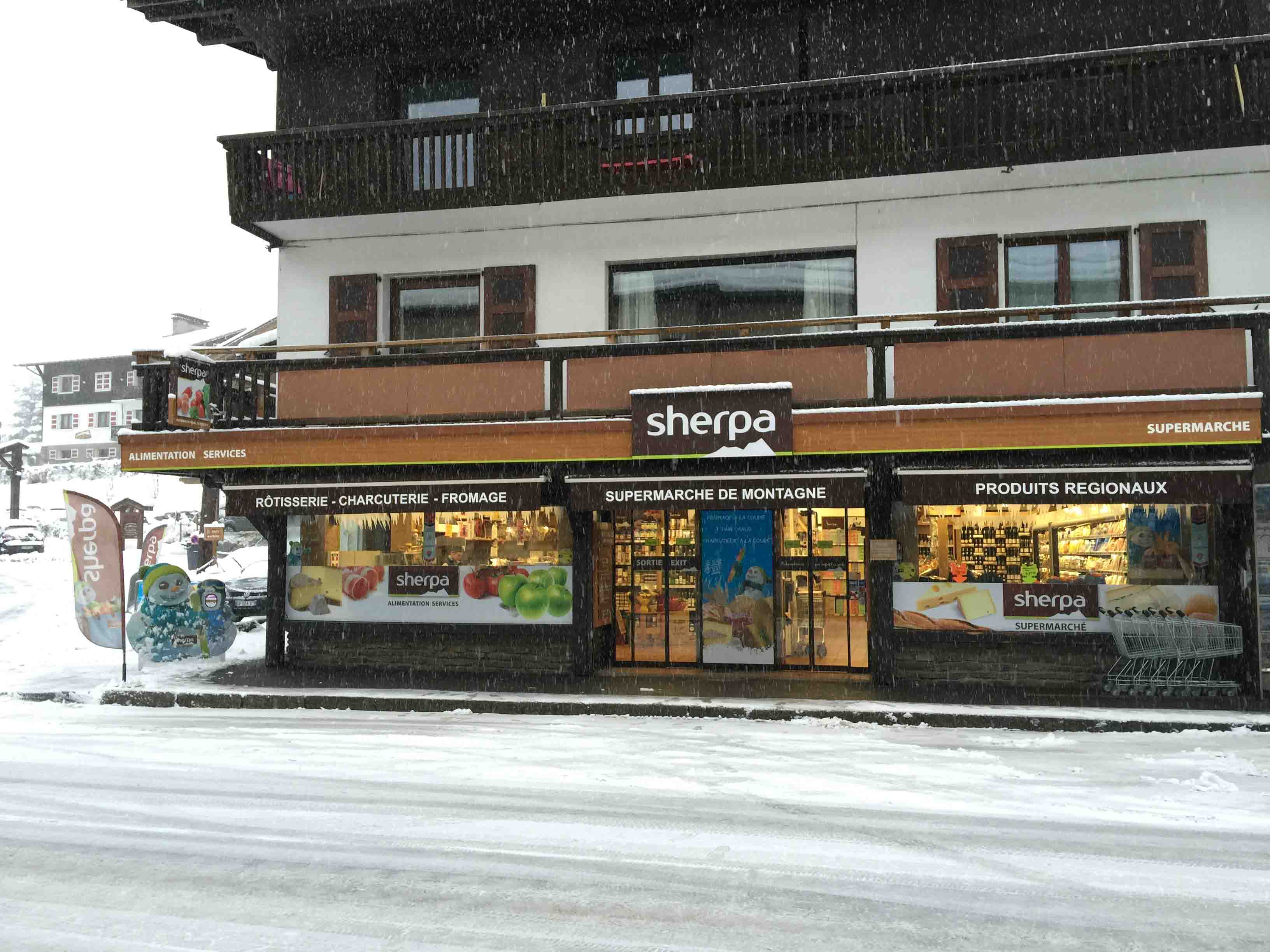 Supermarché des Contamines-Montjoie