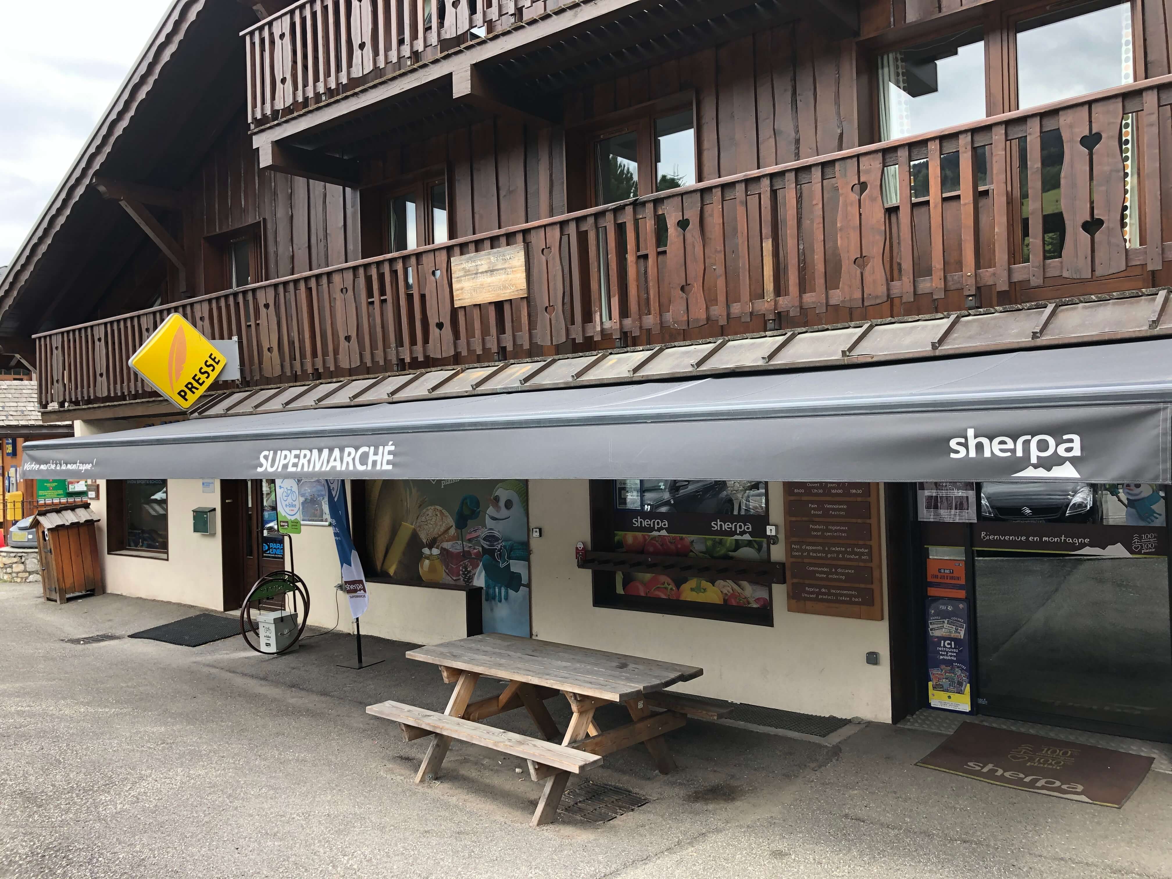 Supermarché de Méribel - les Allues