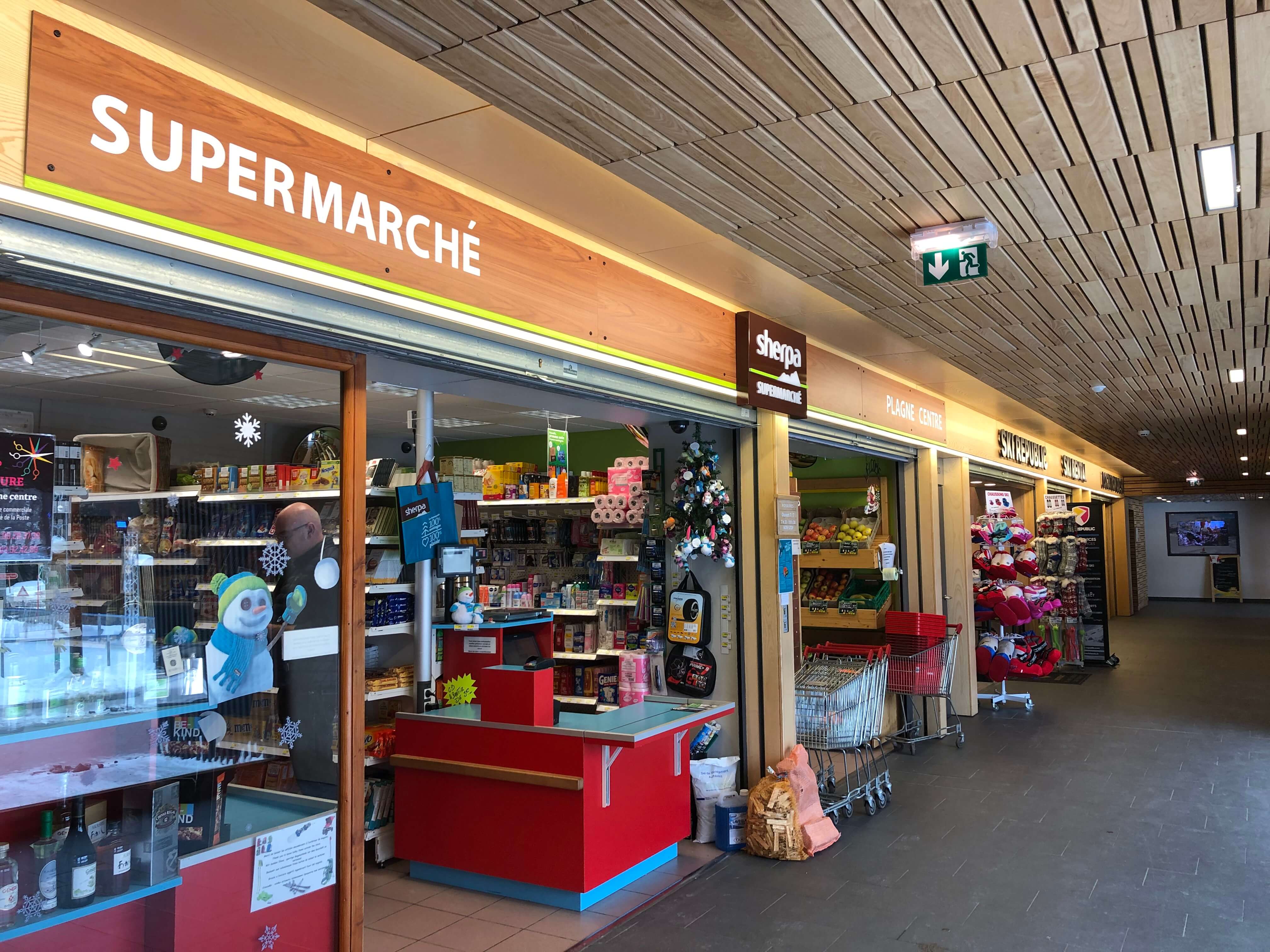 Supermarché de Plagne centre