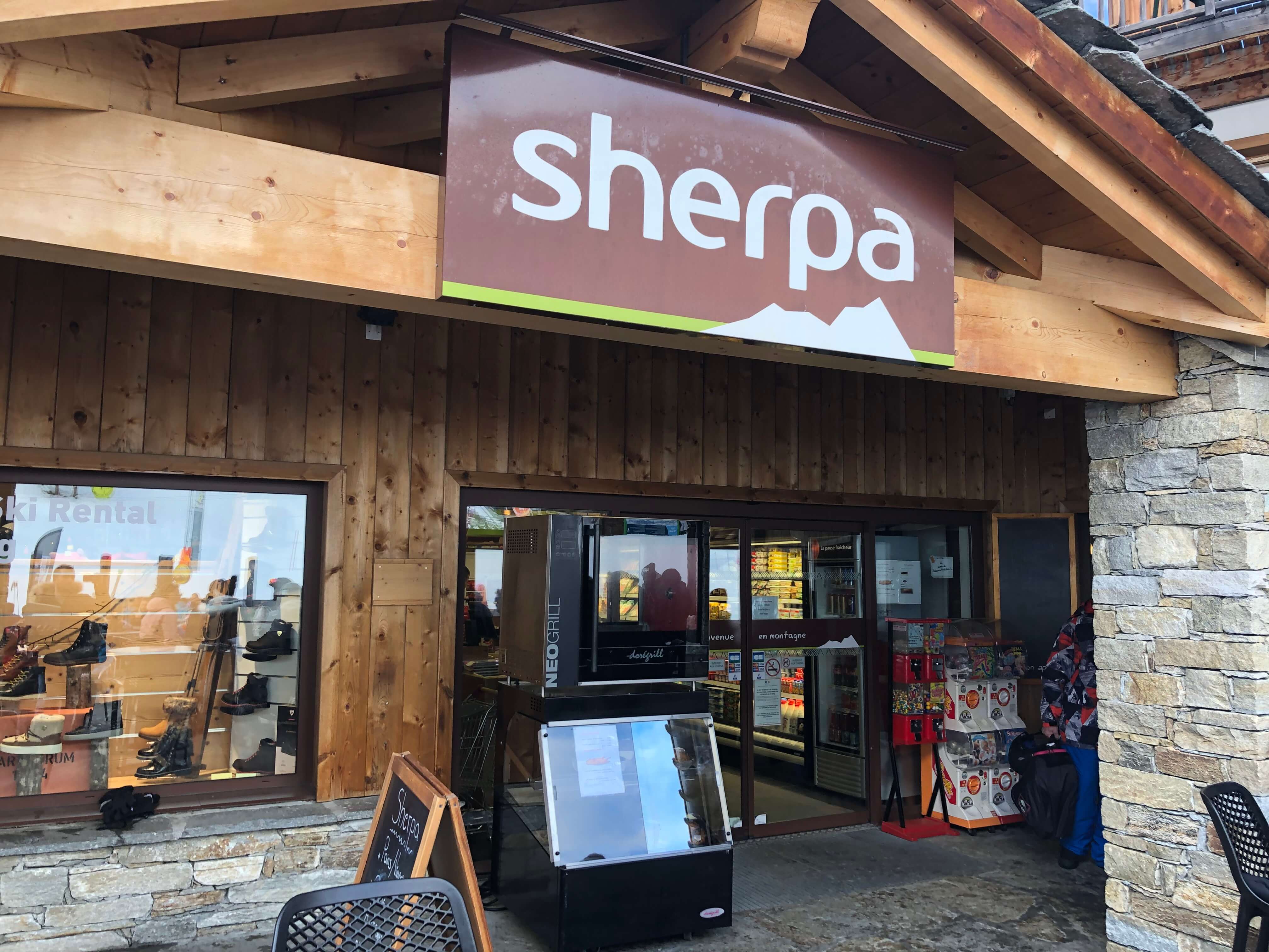 Supermarché de Val Cenis - les champs