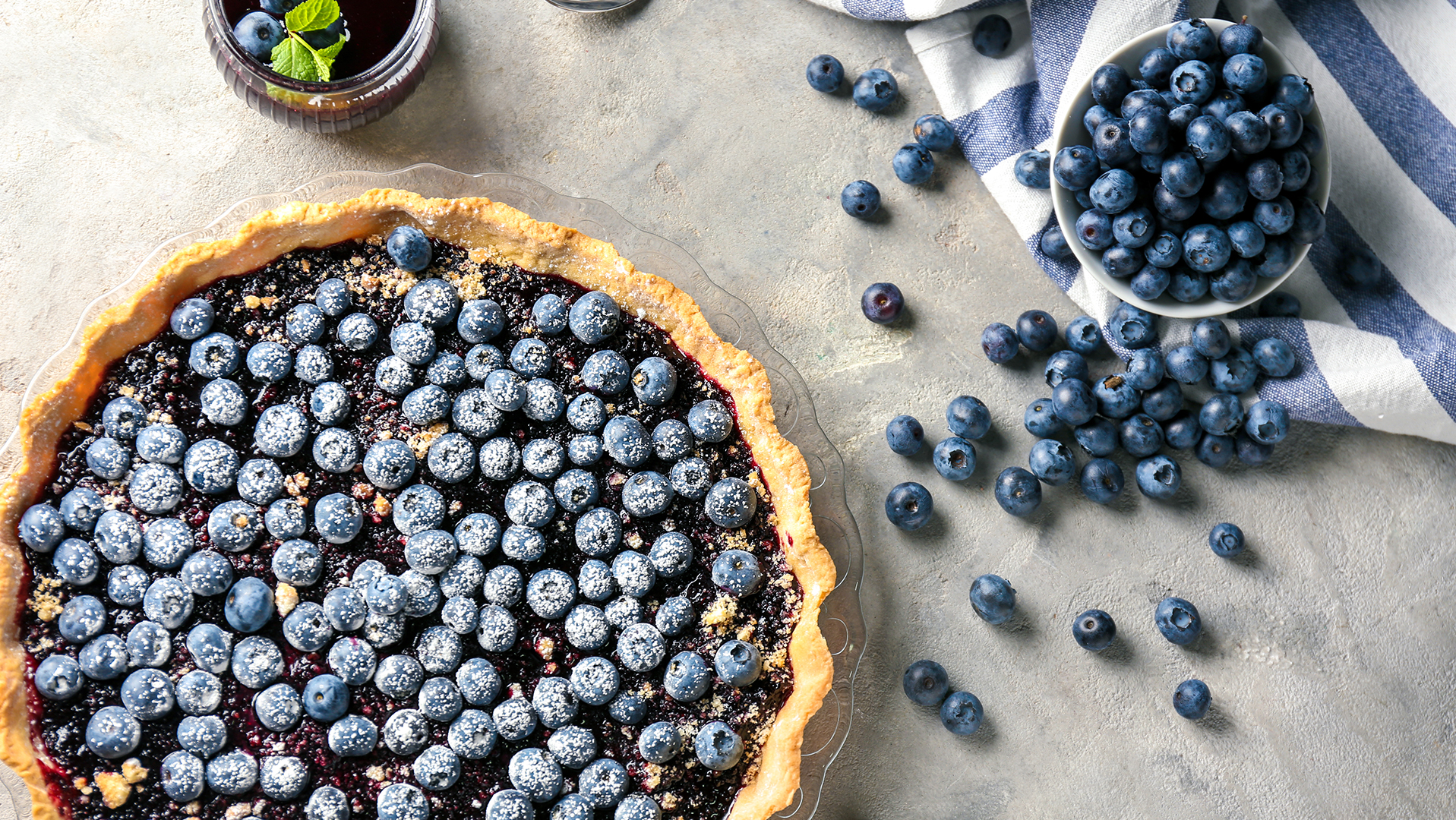 Recette de Tarte aux myrtilles