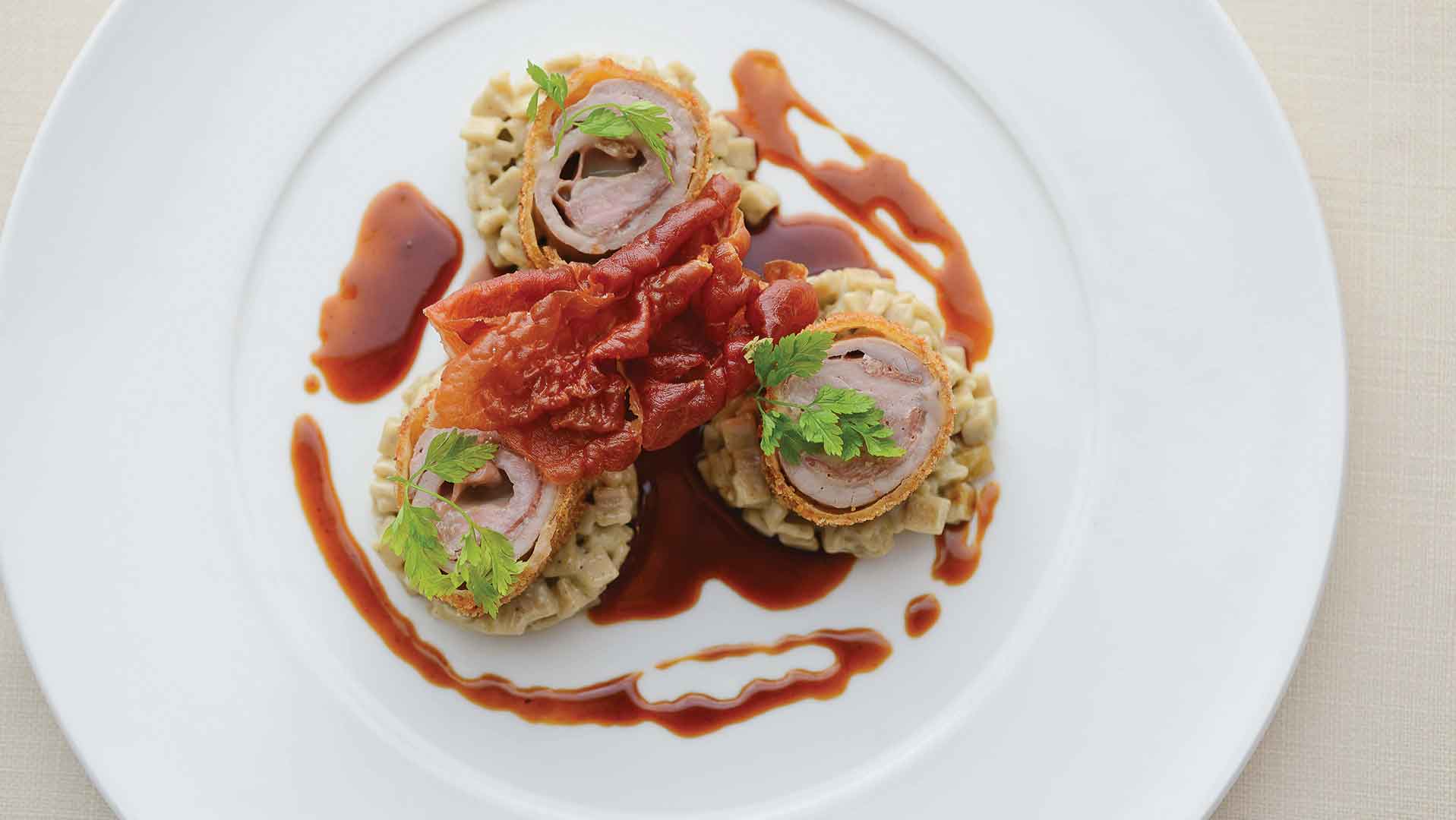 Recette de Ballotines de veau savoyard et crozets