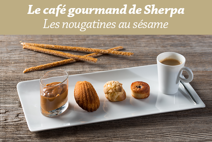 Recette de Café gourmand - Nougatine sésame