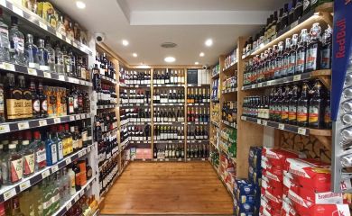 Intérieur supermarché sherpa Arc 1600 Rayons alcool