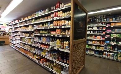 Intérieur supermarché sherpa Arc 1600 Rayon conserves