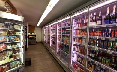 Intérieur supermarché sherpa Arc 1600 Rayons frais