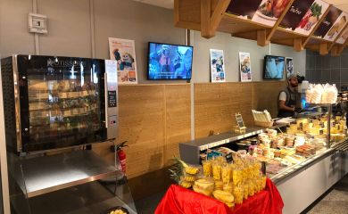 Intérieur sherpa supermarché Grand Bornand (Le) - Chinaillon rayon découpe