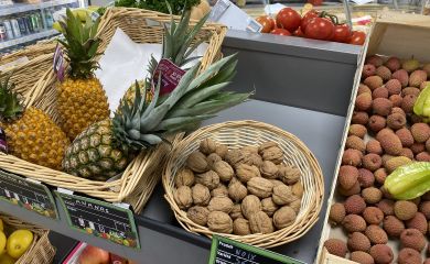 Intérieur supermarché sherpa Vars - centre cave à vins