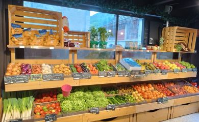 Rayon fruits et légumes sherpa le Grand Bornand