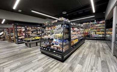 Intérieur supermarché sherpa Arc 1800 rayon frais
