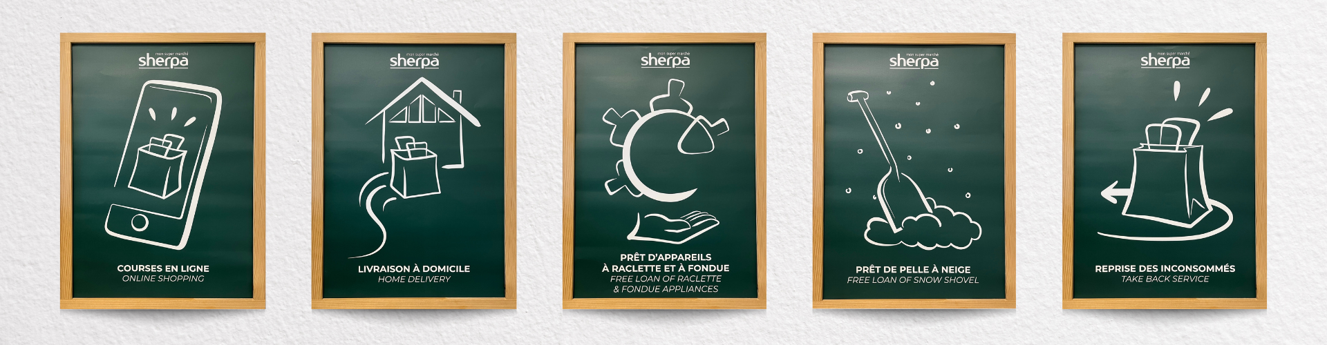 services Sherpa - supermarché en montagne