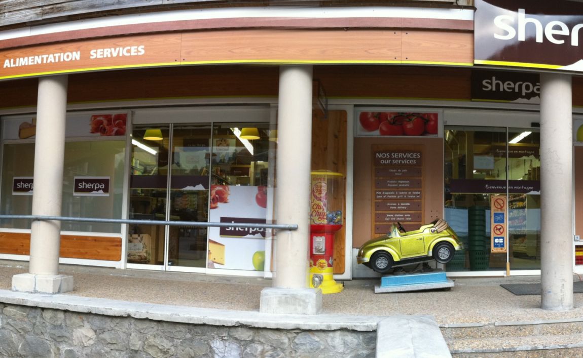 Extérieur supermarché sherpa Foux d'Allos (la) entrée