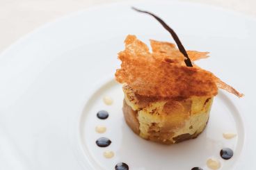 Recette de brioche perdue et pommes confites