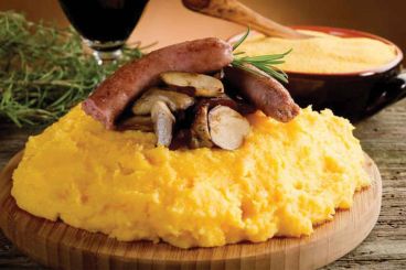 Recette des diots polenta
