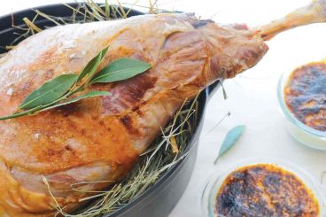 Recette de gigot d'agneau et gratin