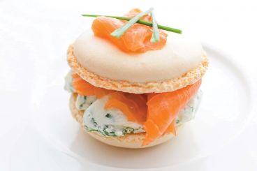 Recette de macarons au saumon
