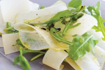 Recette de poires croquantes au parmesan