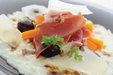 Recette de Risotto carottes et châtaignes