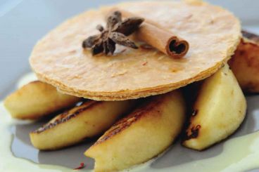 Recette de tarte aux pommes safranée